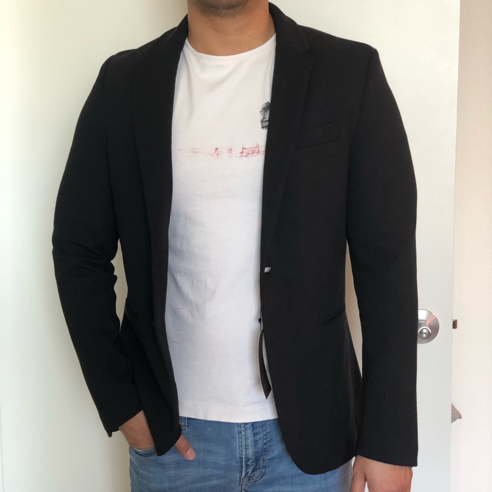 Zara Mens Basic Blazer - Large /42R